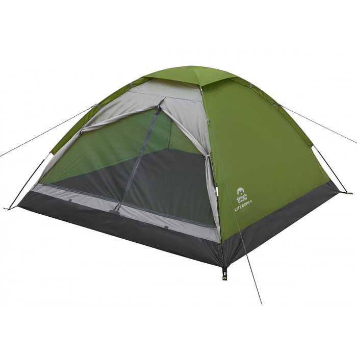 Jungle Camp Палатка Jungle Camp Lite Dome 4 зеленая/серая