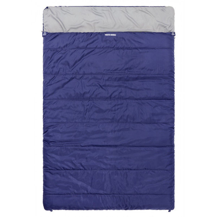 Спальный мешок Jungle Camp Trento Double, двухместный, две молнии,  : синий