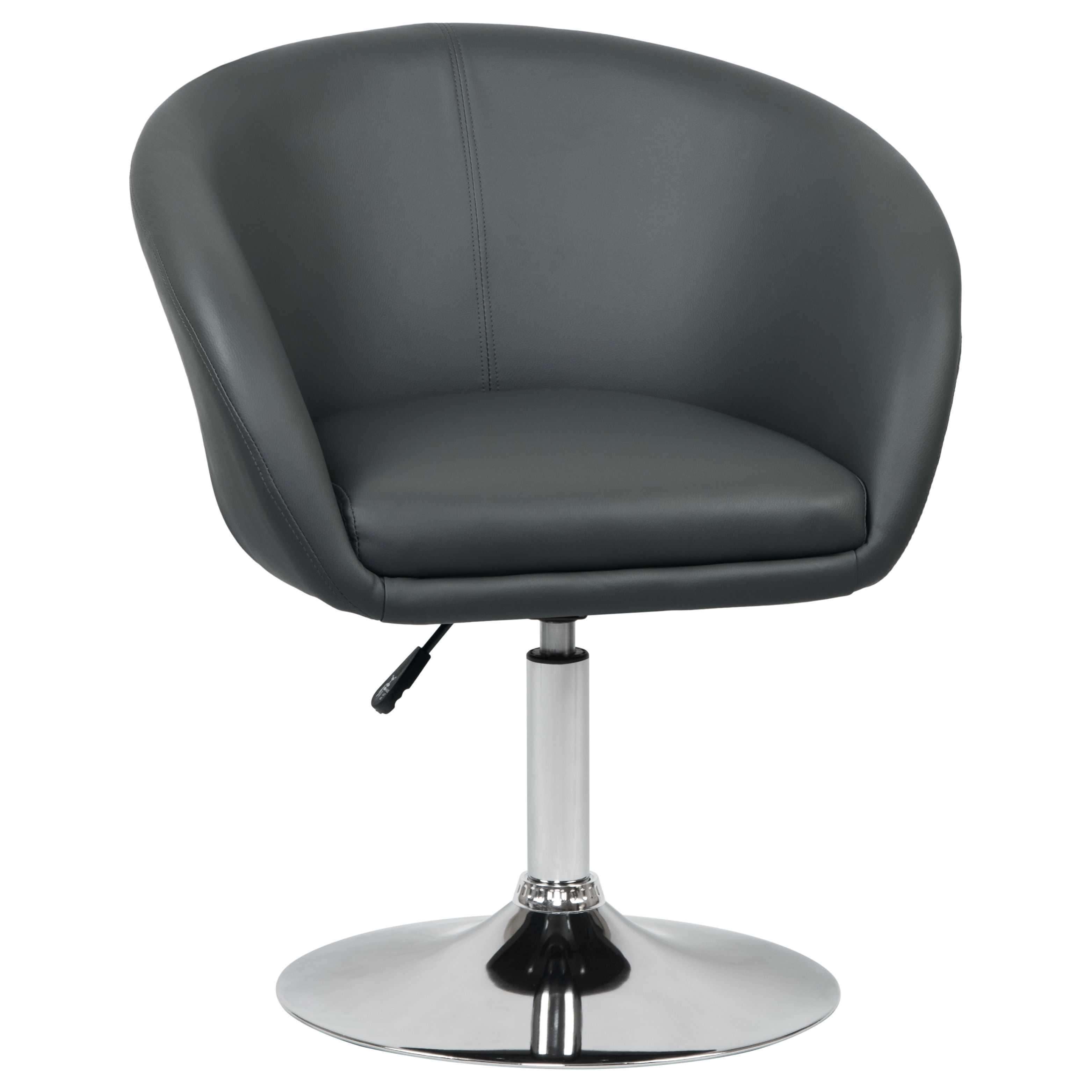 Кресло DOBRIN 8600-LM серый, хром