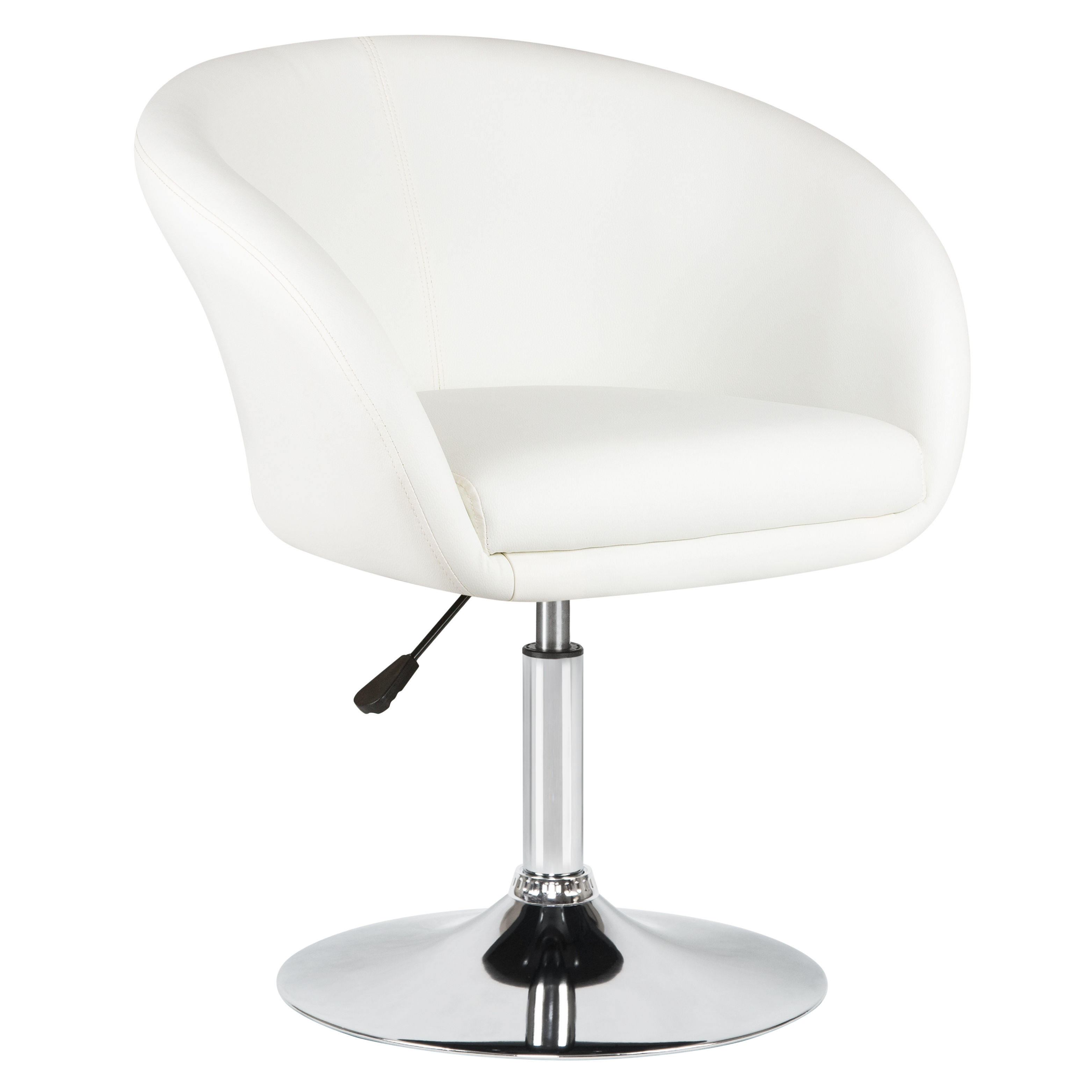 Кресло DOBRIN 8600-LM белый, хром