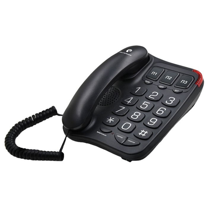 Телефон  teXet TX-214 черный