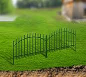 LDN Забор металлический Вертикаль зеленый