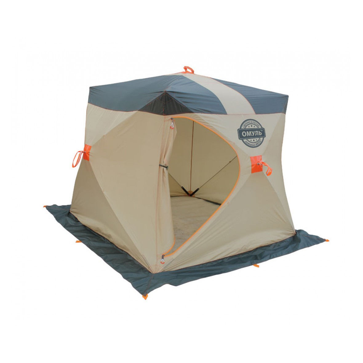 Палатка для зимней рыбалки Митек Омуль Куб 1.0