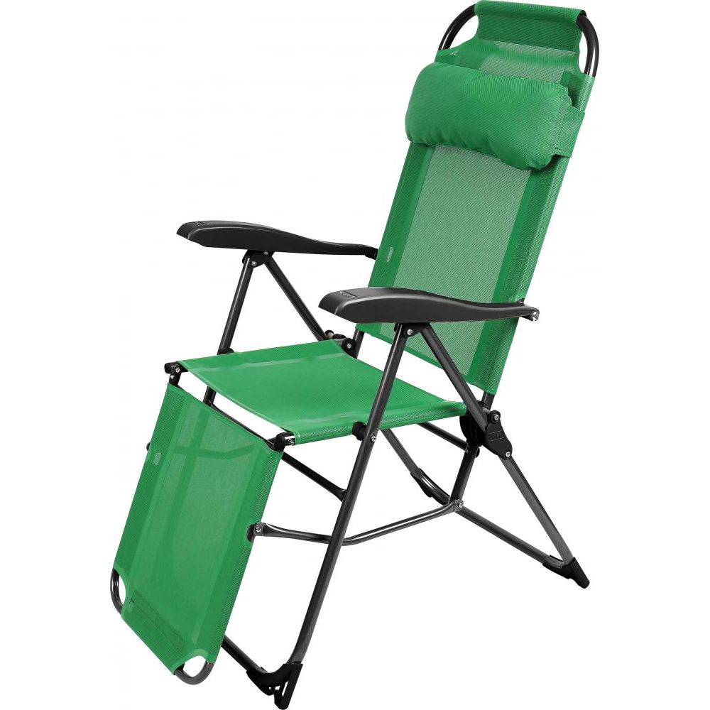 Складные стулья nika. Кресло-шезлонг двухпозиционное 156х60х82 см, Camping// PALISAD.