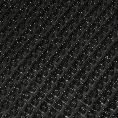 139 Коврик пластмассовый Травка 0,9х15м, на нетканной основе, черный . Цена за метр погонный.
