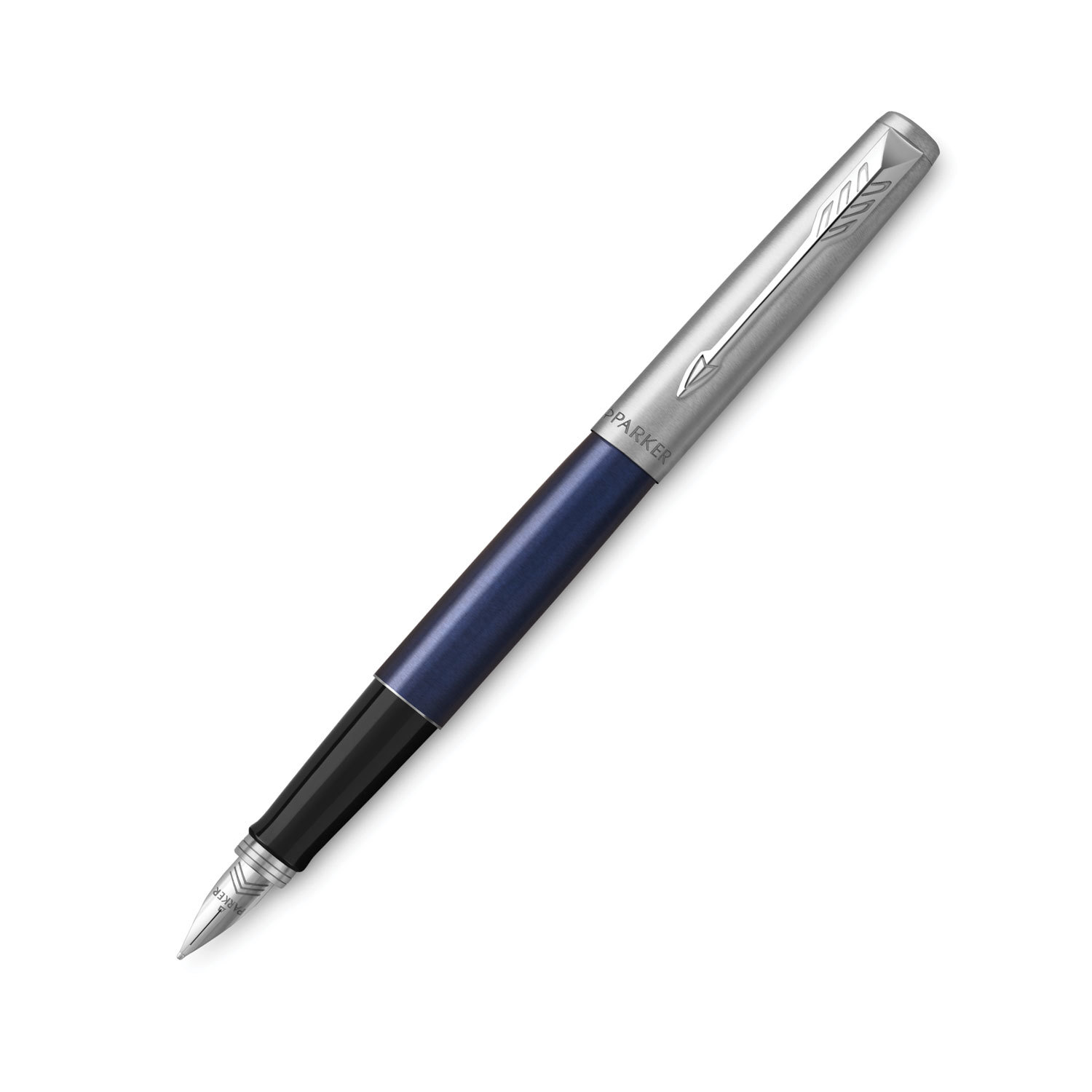 Ручка перьевая PARKER Jotter Royal Blue CT, корпус синий, детали из нержавеющей стали, синяя, 2030950