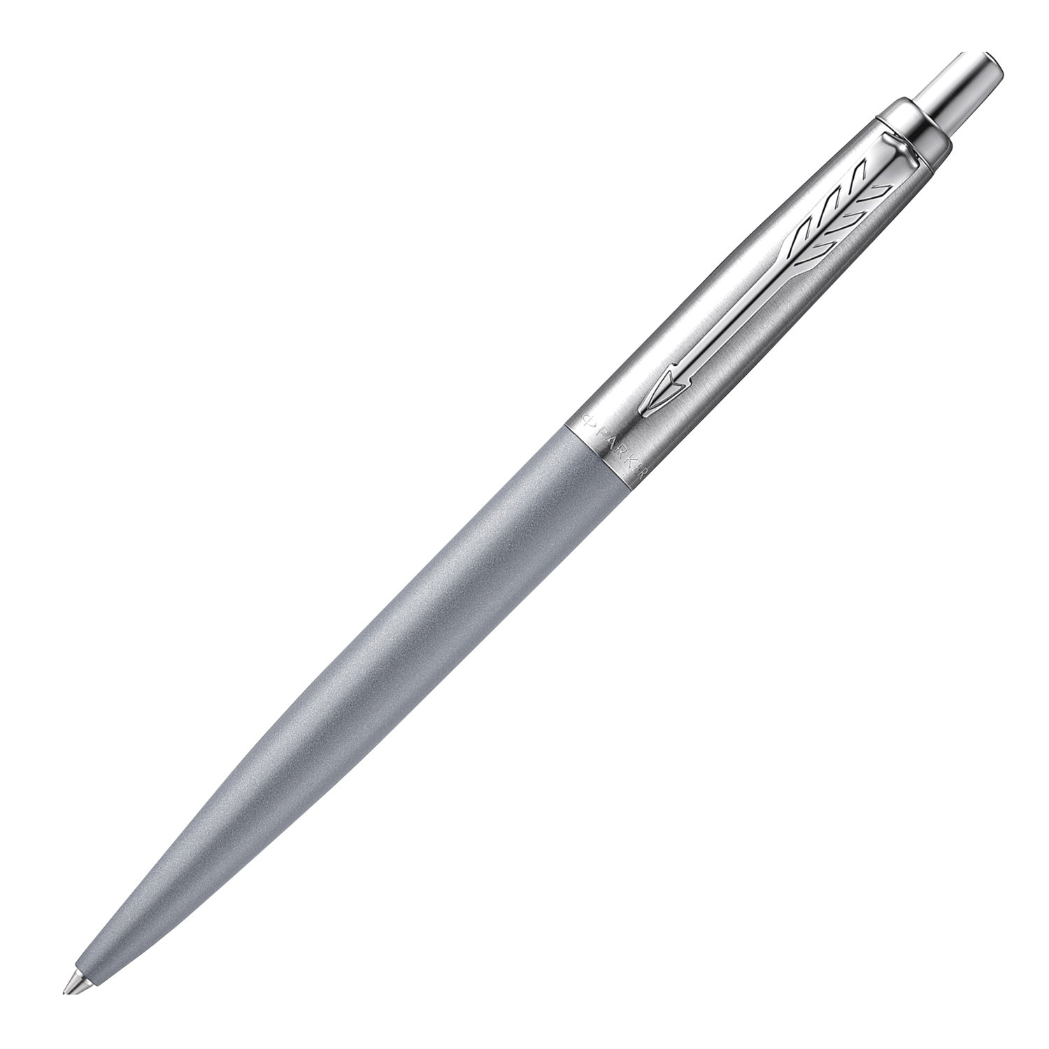Ручка шариковая PARKER Jotter XL, УТОЛЩЕННЫЙ корпус, серый матовый лак, детали из нержавеющей стали, синяя, 2068360