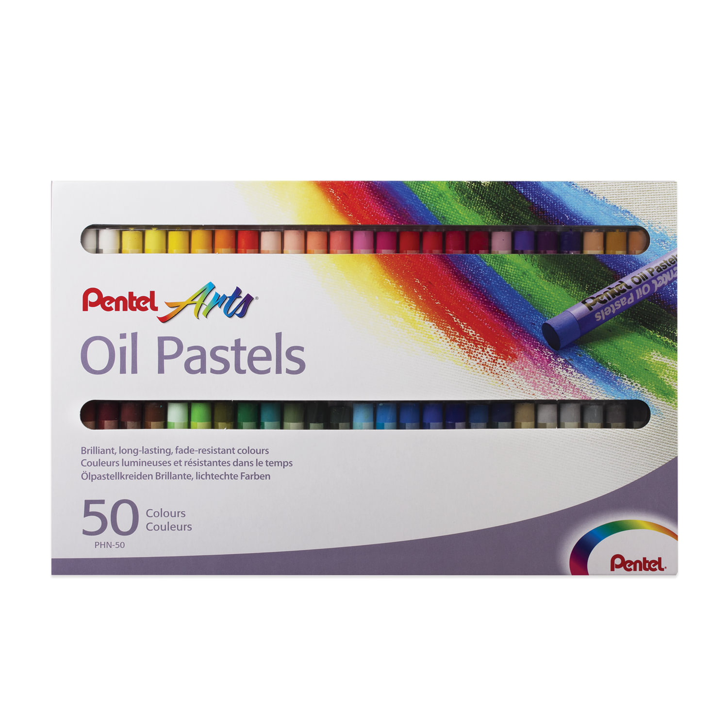 PENTEL    PENTEL Oil Pastels, 50 ,  ,  , PHN4-50