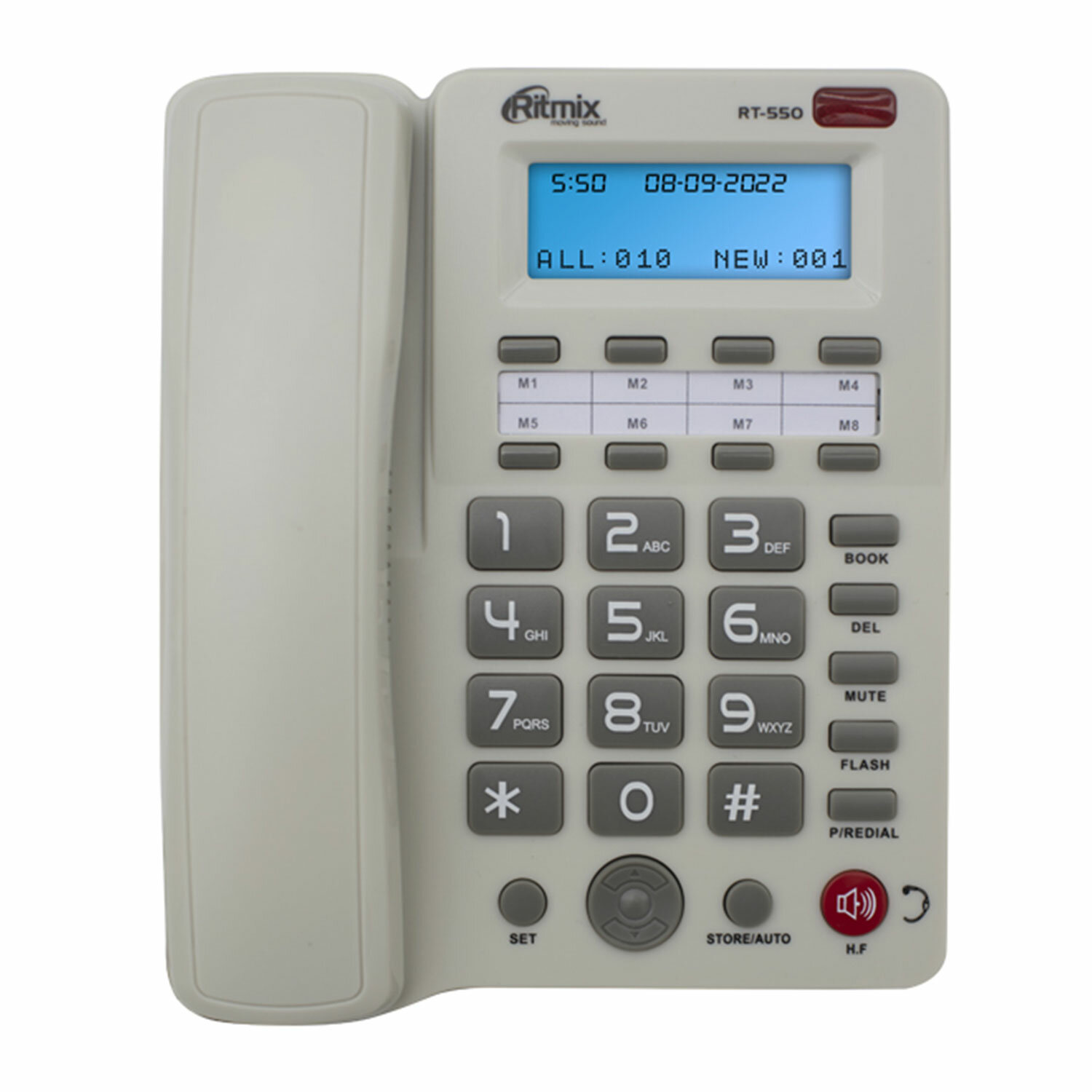 Телефон RITMIX RT-550 white