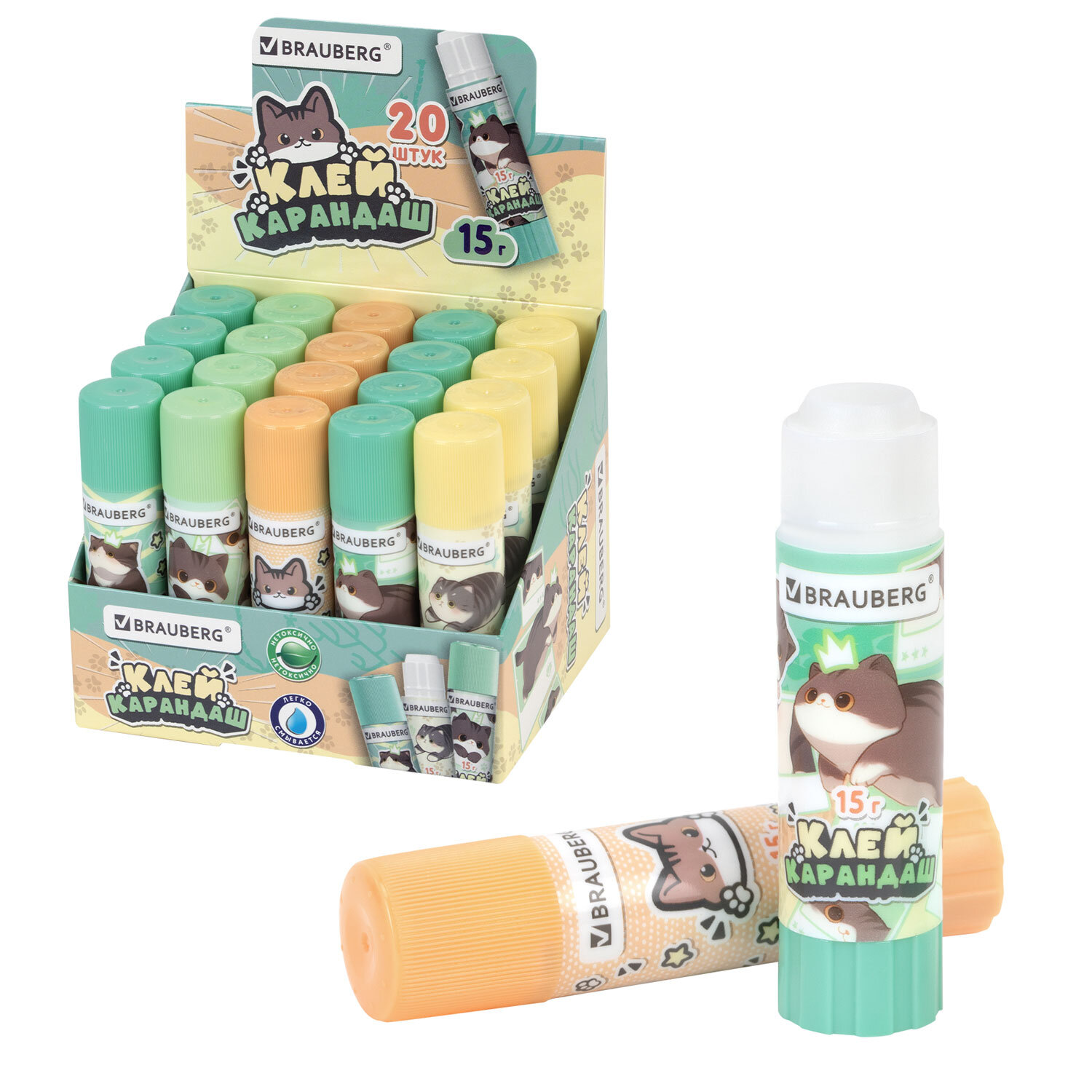 ����-�������� BRAUBERG 273228, �������� 20 ��.