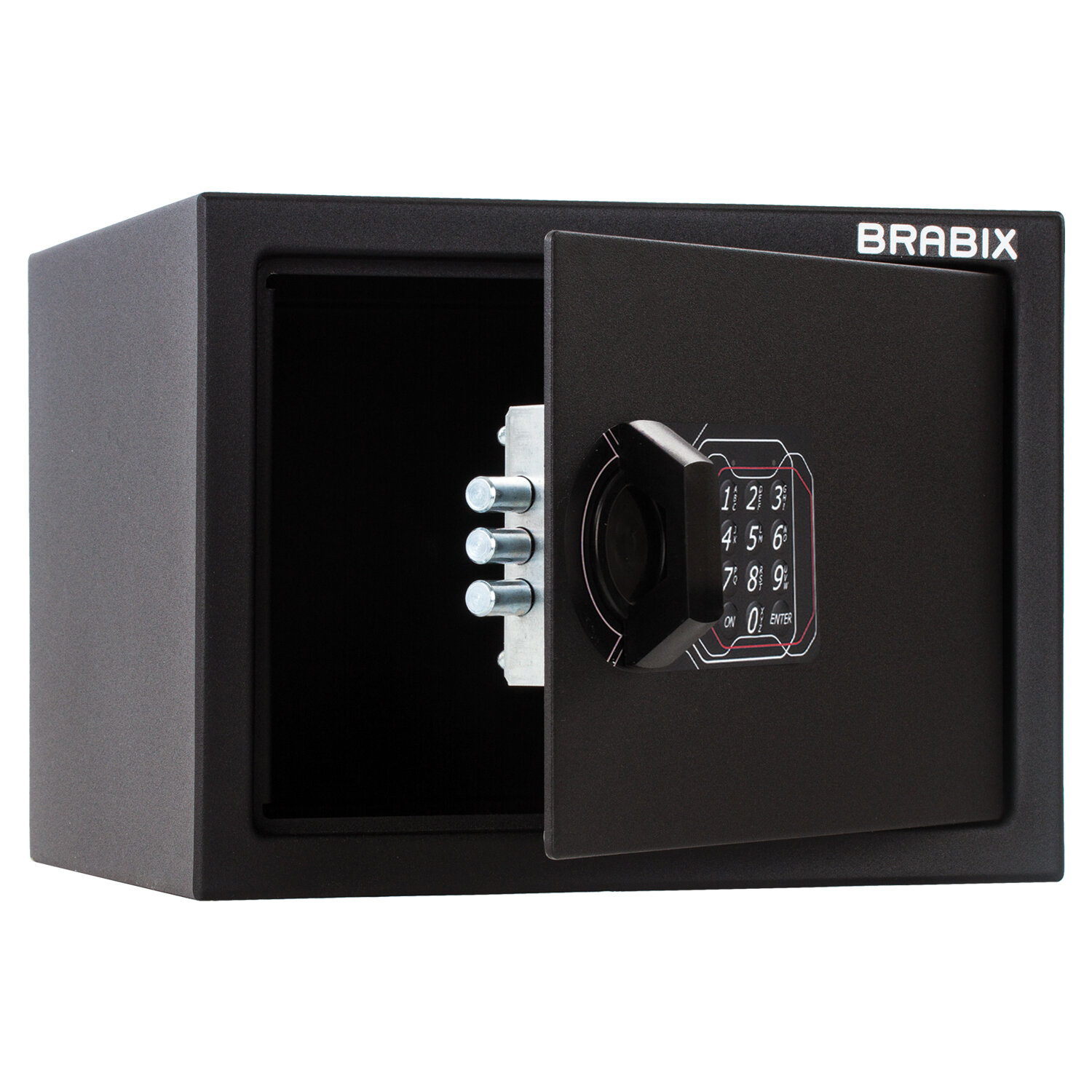 Brabix Сейф мебельный BRABIX SF-230EL, 230х310х250 мм, электронный замок, черный, 291147, S103BR211614