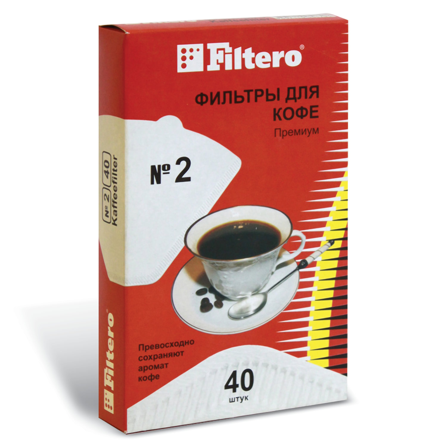 Filtero Фильтр FILTERO №2/40, комплект 5 шт.