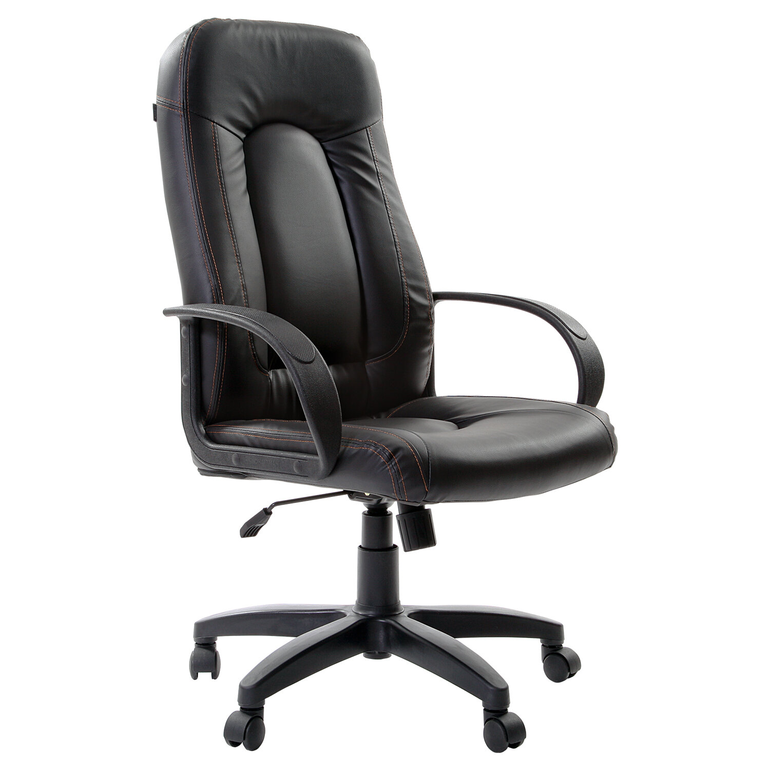 Кресло офисное BRABIX Strike EX-525, экокожа черная, 531382