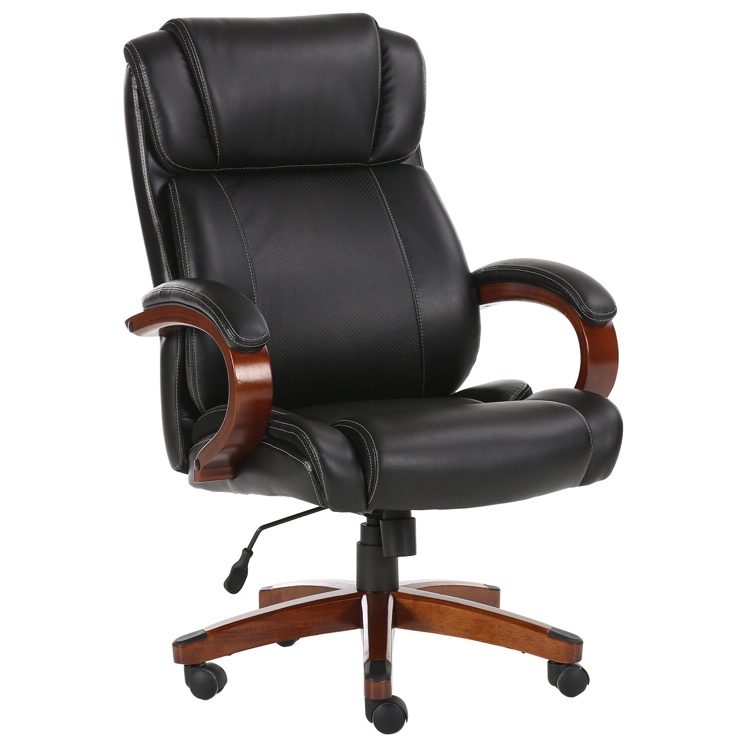 Кресло офисное BRABIX PREMIUM Magnum EX-701, дерево, рециклированная кожа, черное, 531827