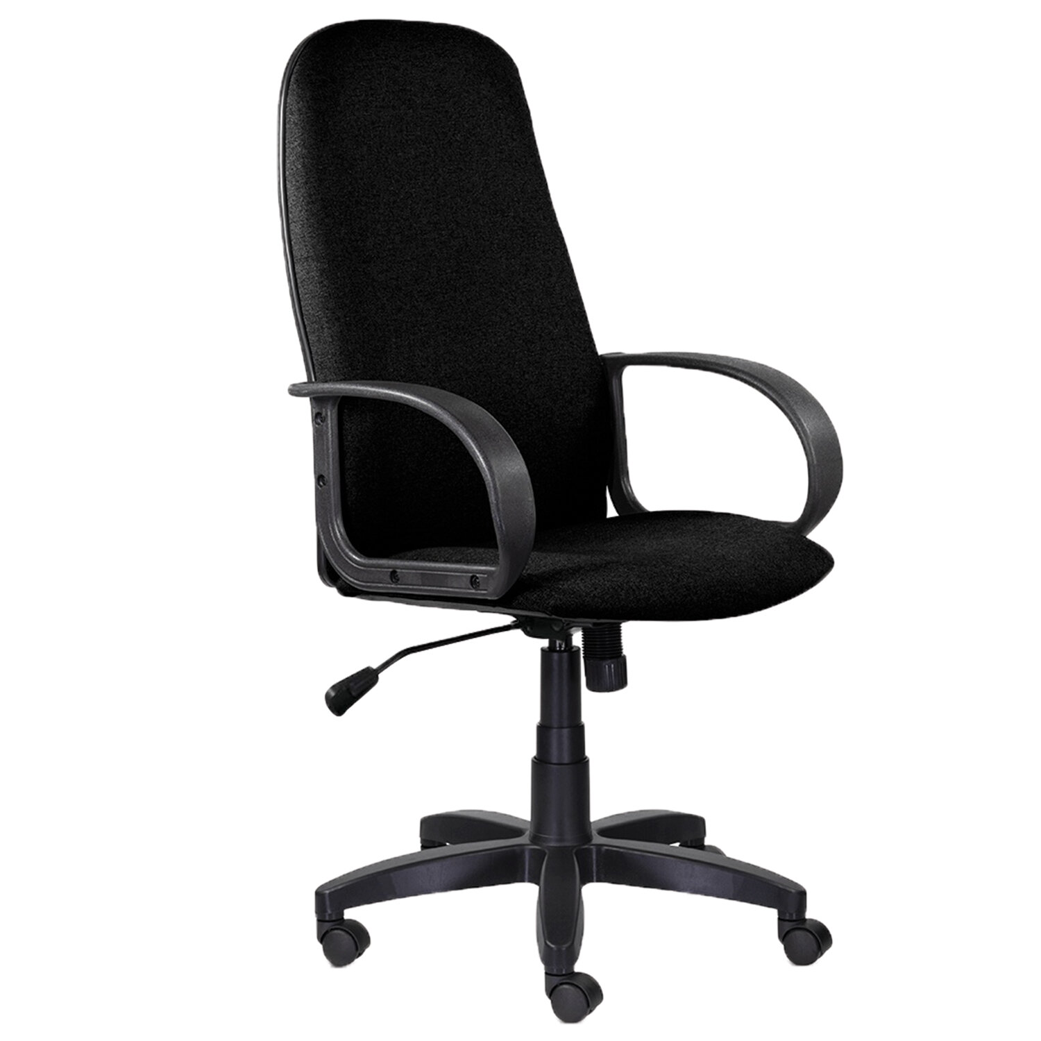 Кресло офисное BRABIX Praktik EX-279, ткань/кожзам, черное, 532017