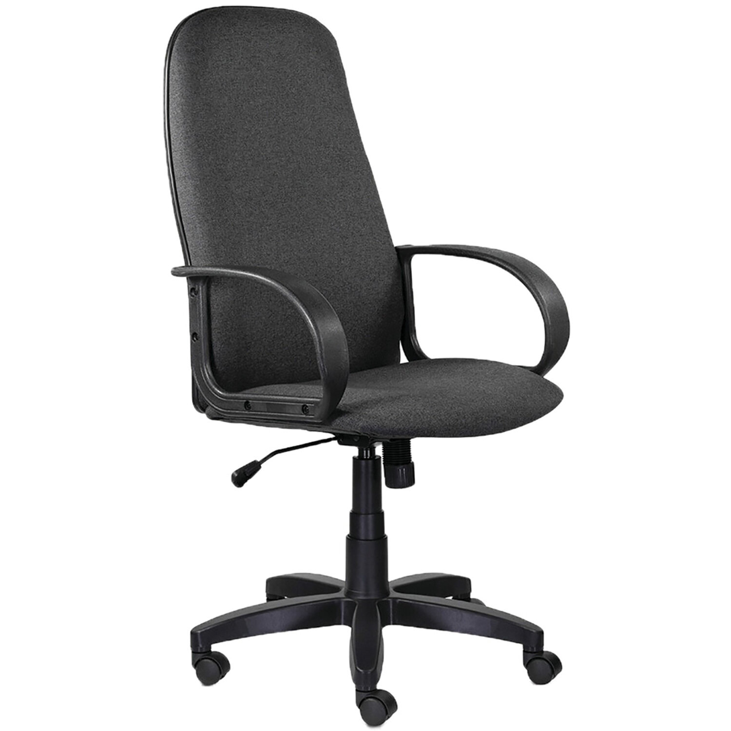 Кресло офисное BRABIX Praktik EX-279, ткань/кожзам, серое, 532018