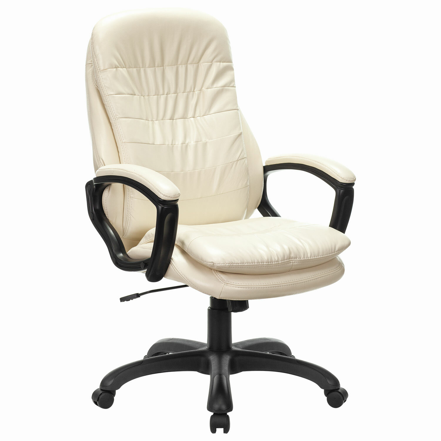 Кресло офисное BRABIX PREMIUM Omega EX-589, экокожа, бежевое, 532095