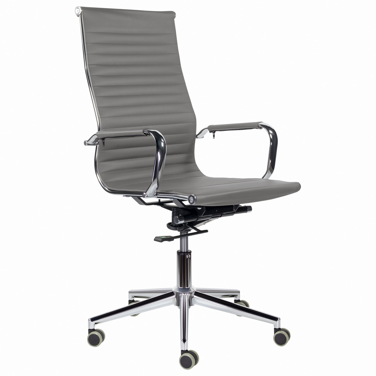 Кресло офисное BRABIX PREMIUM Intense EX-531, экокожа, хром, темно-серое, 532542