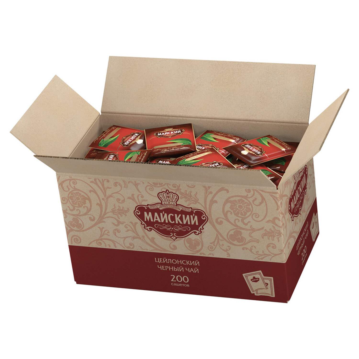 Чай МАЙСКИЙ 101009, комплект 2 упаковки по 200 пакетиков