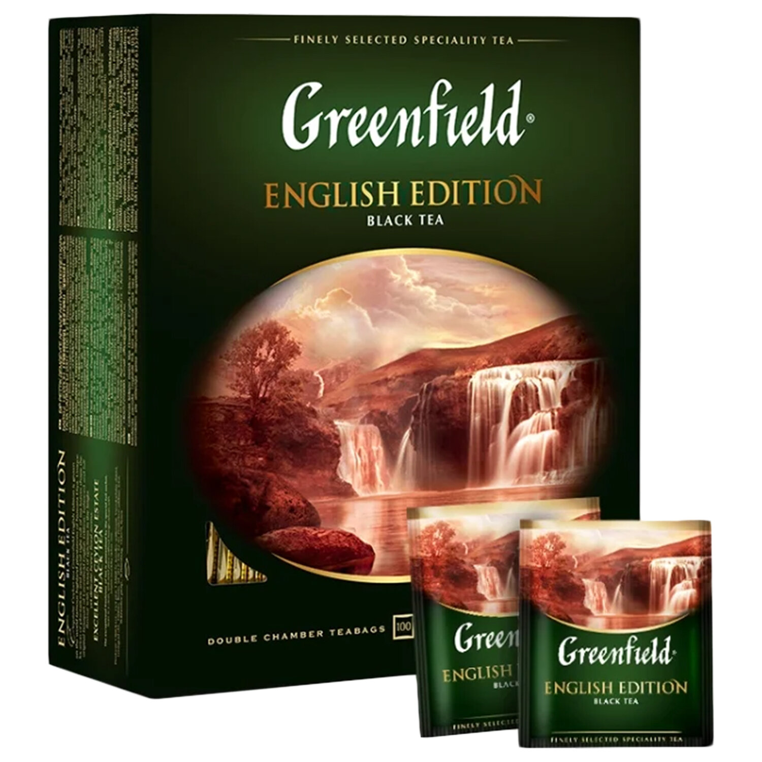 Чай GREENFIELD English Edition 1383-09, 100 пакетиков