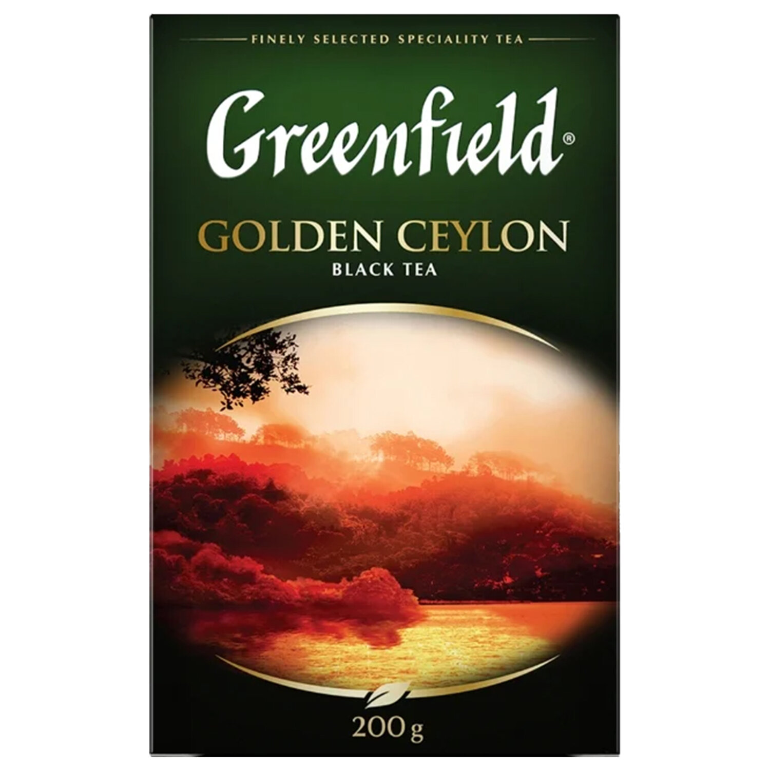 Чай GREENFIELD Golden Ceylon 0791-10, комплект 2 пачки по 200 г, черный, листовой