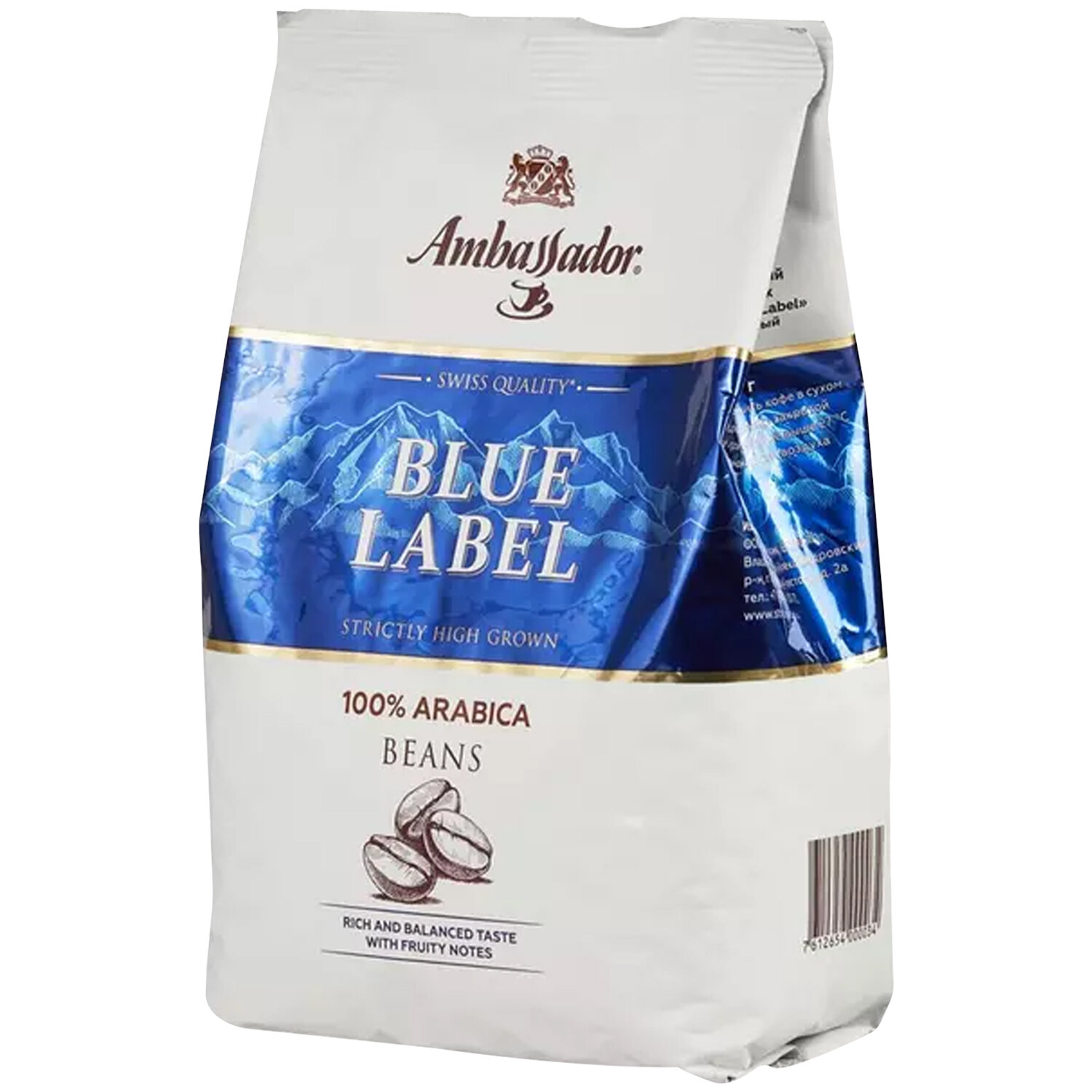 Кофе AMBASSADOR Blue Label, 100% арабика, 1 кг
