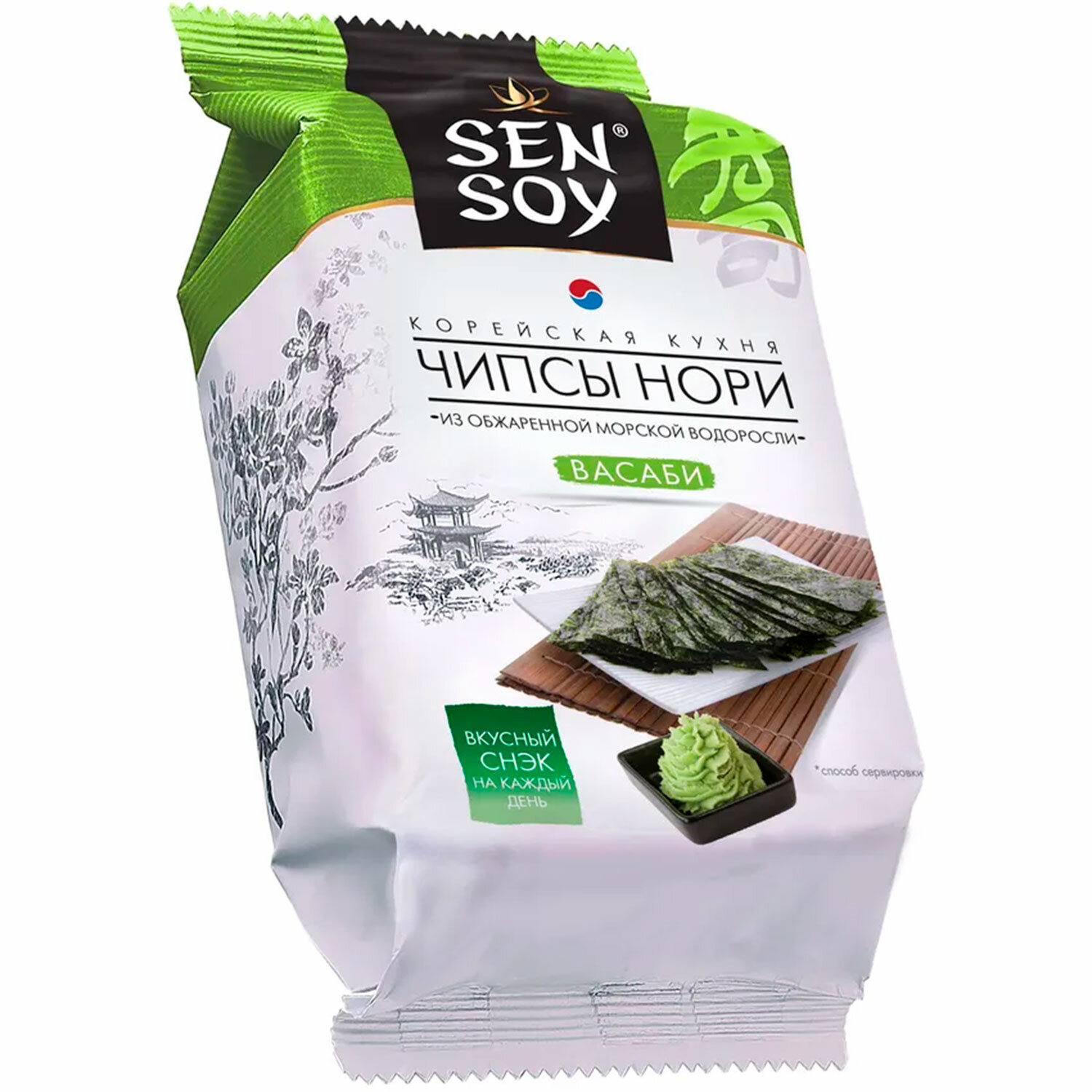 Чипсы SEN SOY 624079, комплект 18 шт.