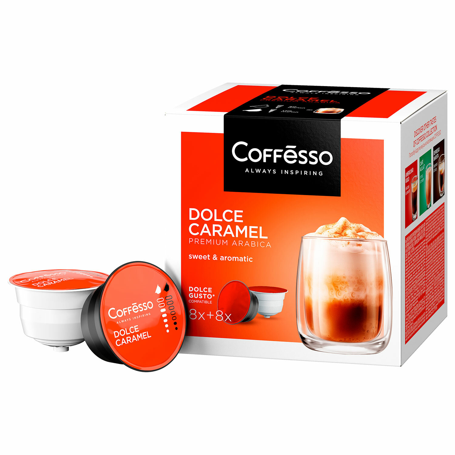    COFFESSO Dolce Caramel   Dolce Gusto, 16 , 102155