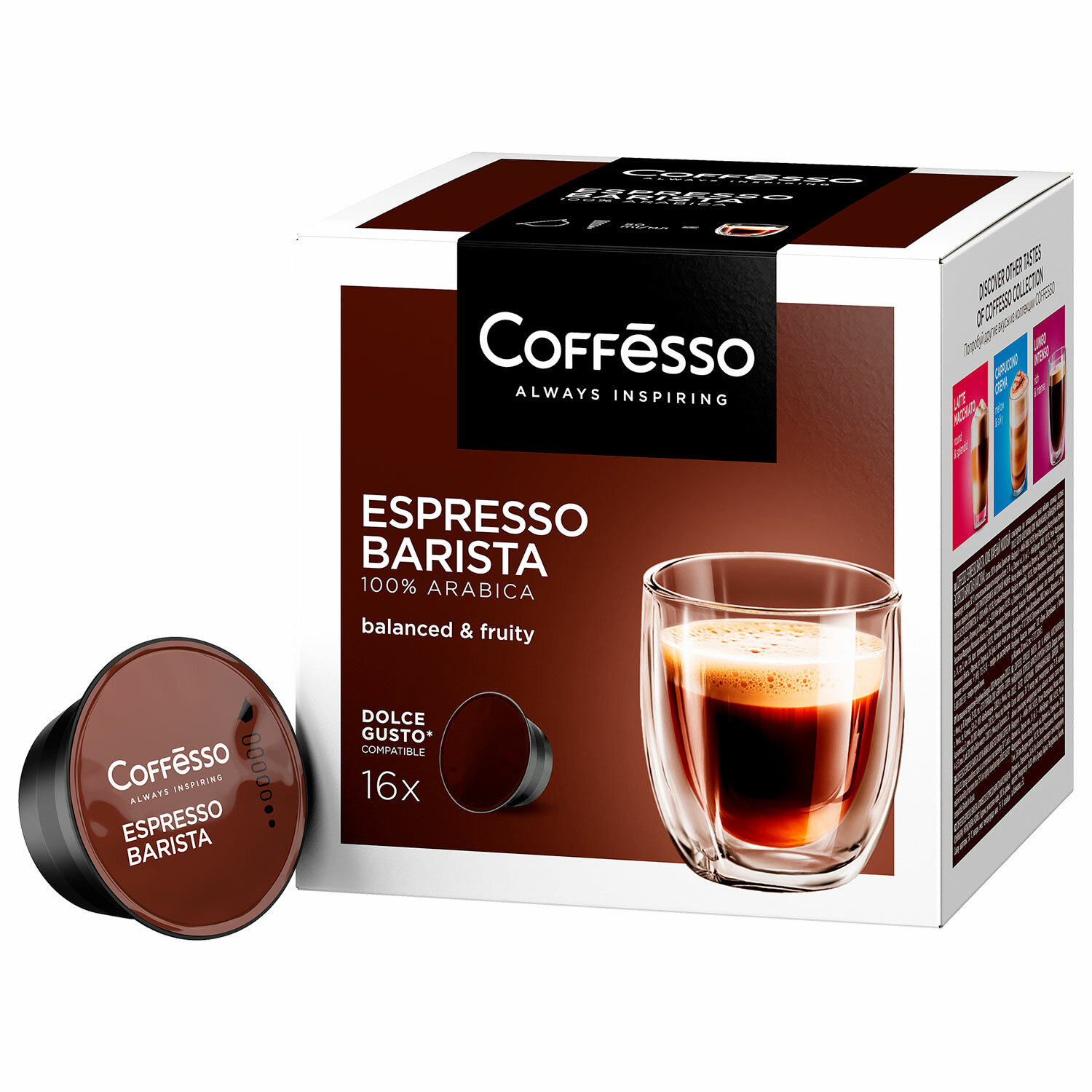    COFFESSO Espresso Barista   Dolce Gusto, 16 , 102154, 624182