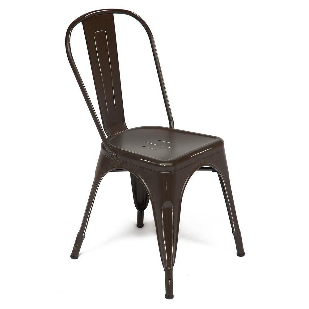  Secret De Maison Tolix-Eames Loft Chair brown vintage