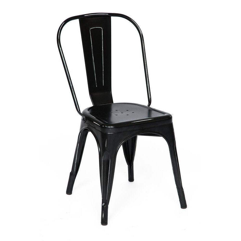 Стул Secret De Maison Tolix-Eames Loft Chair black vintage