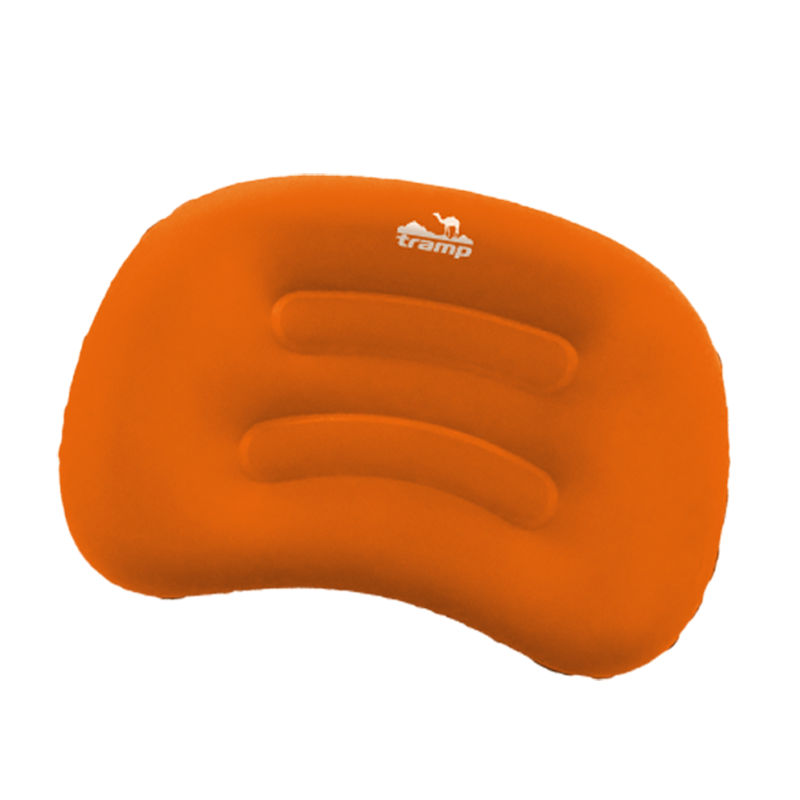 Подушка надувная под голову Tramp Air Head TRA-160 оранжевый/серый