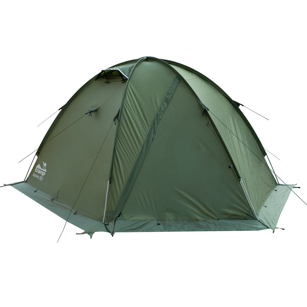 TRAMP Tramp палатка Rock 4 (V2) (зеленый) TRT-29