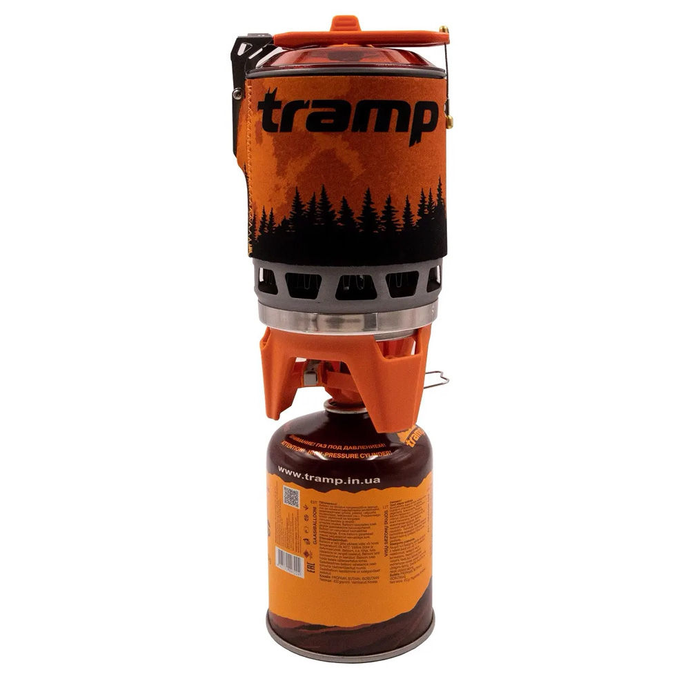 Система для приготовления пищи Tramp 1л. (оранжевый) TRG-115
