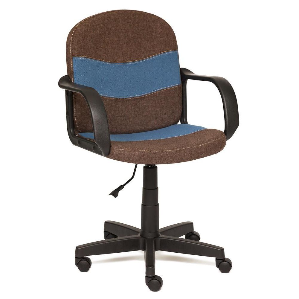 Кресло TetСhair Baggi коричневый синий 3М7-147/С24
