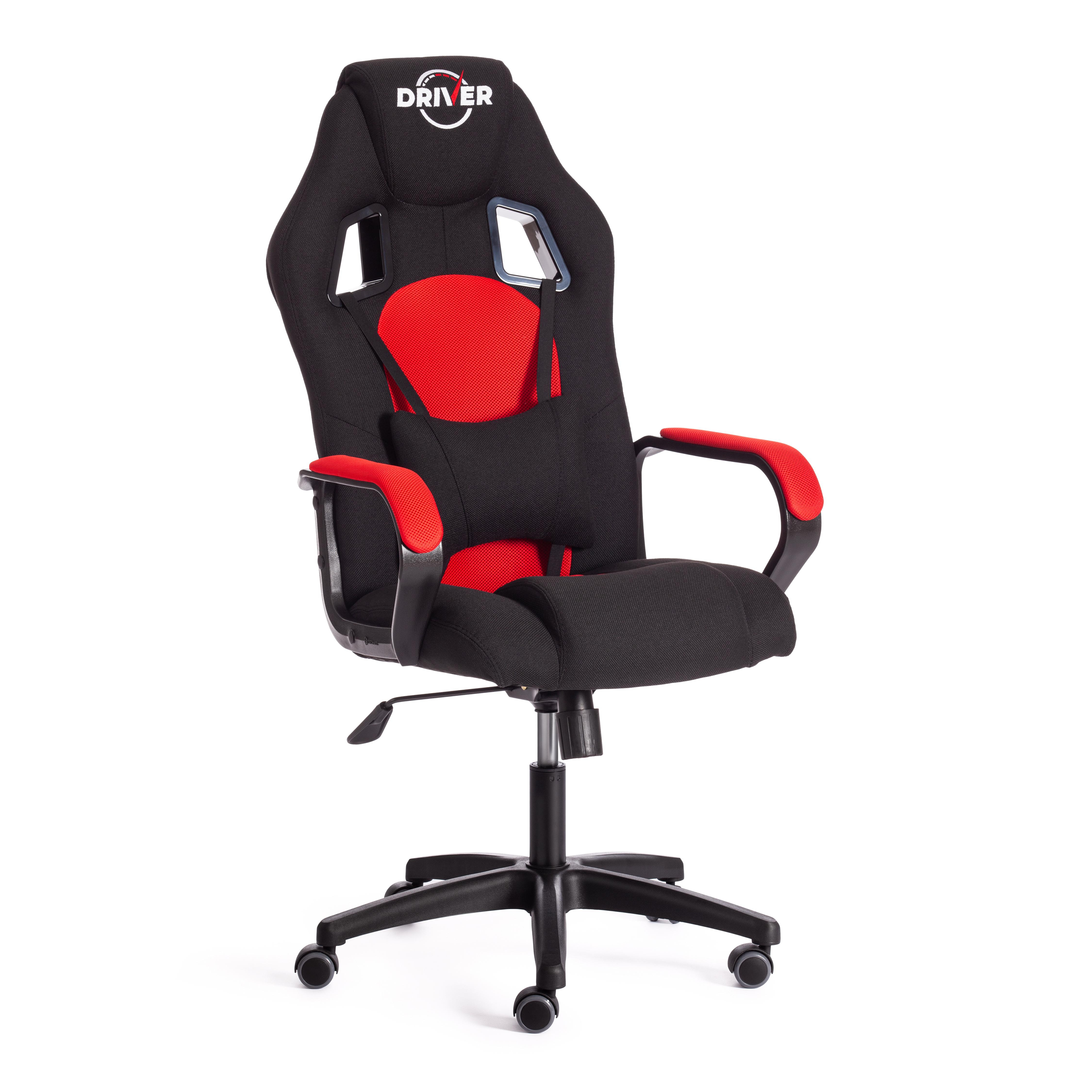 Кресло TetChair Driver-22 ткань, черный-красный