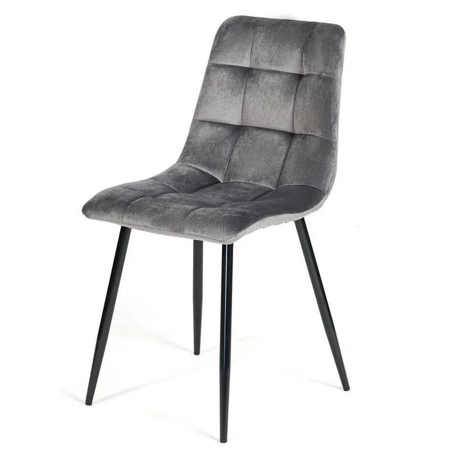 Комплект из четырех стульев TetChair Chilly 7094 серый-черный
