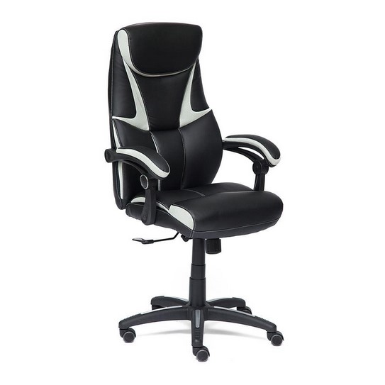 Кресло офисное TetChair Cambridge чёрный серый