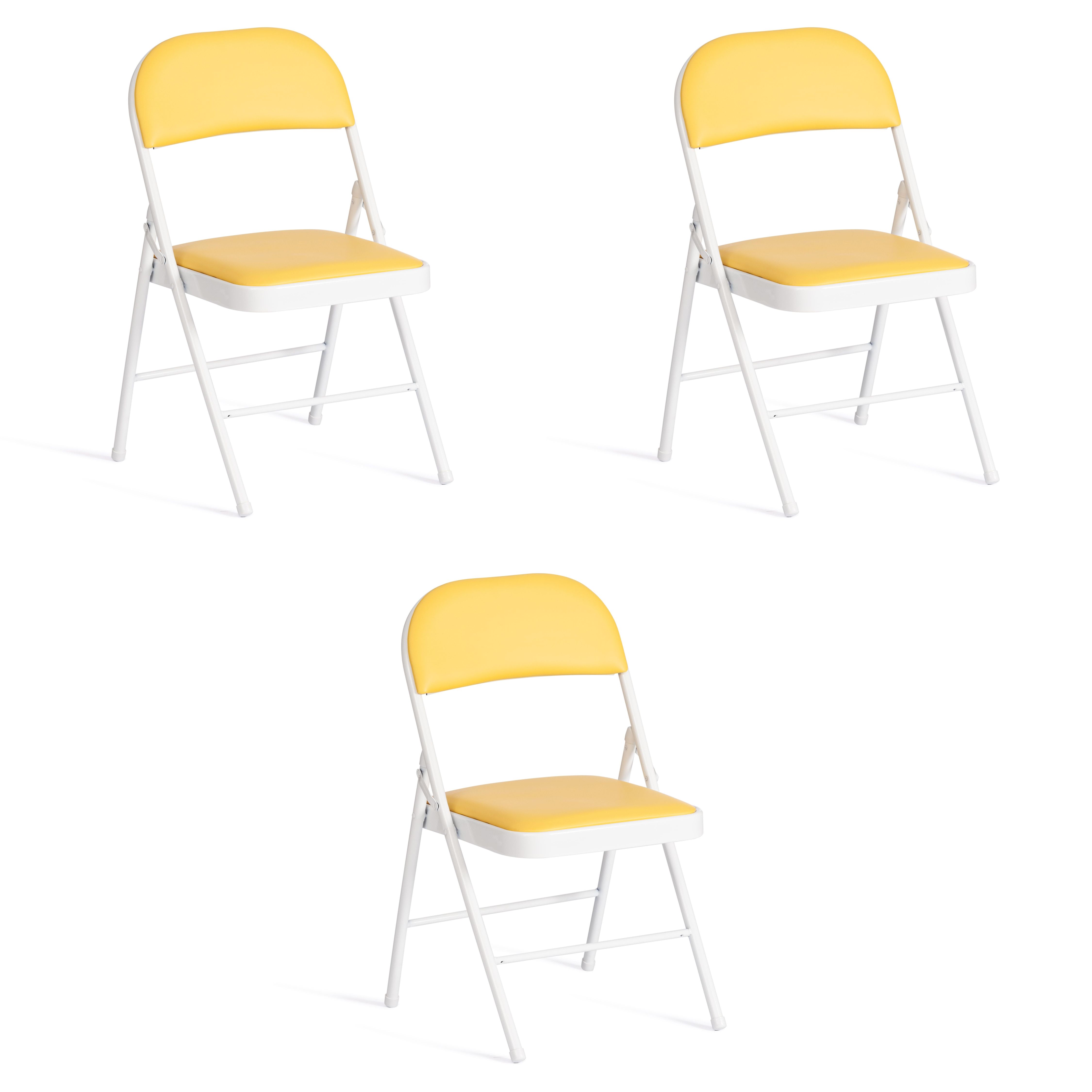 ���� �������� TetChair FOLDER 3022G yellow white, 46.5�47.5�79��, �������� 3 ��.