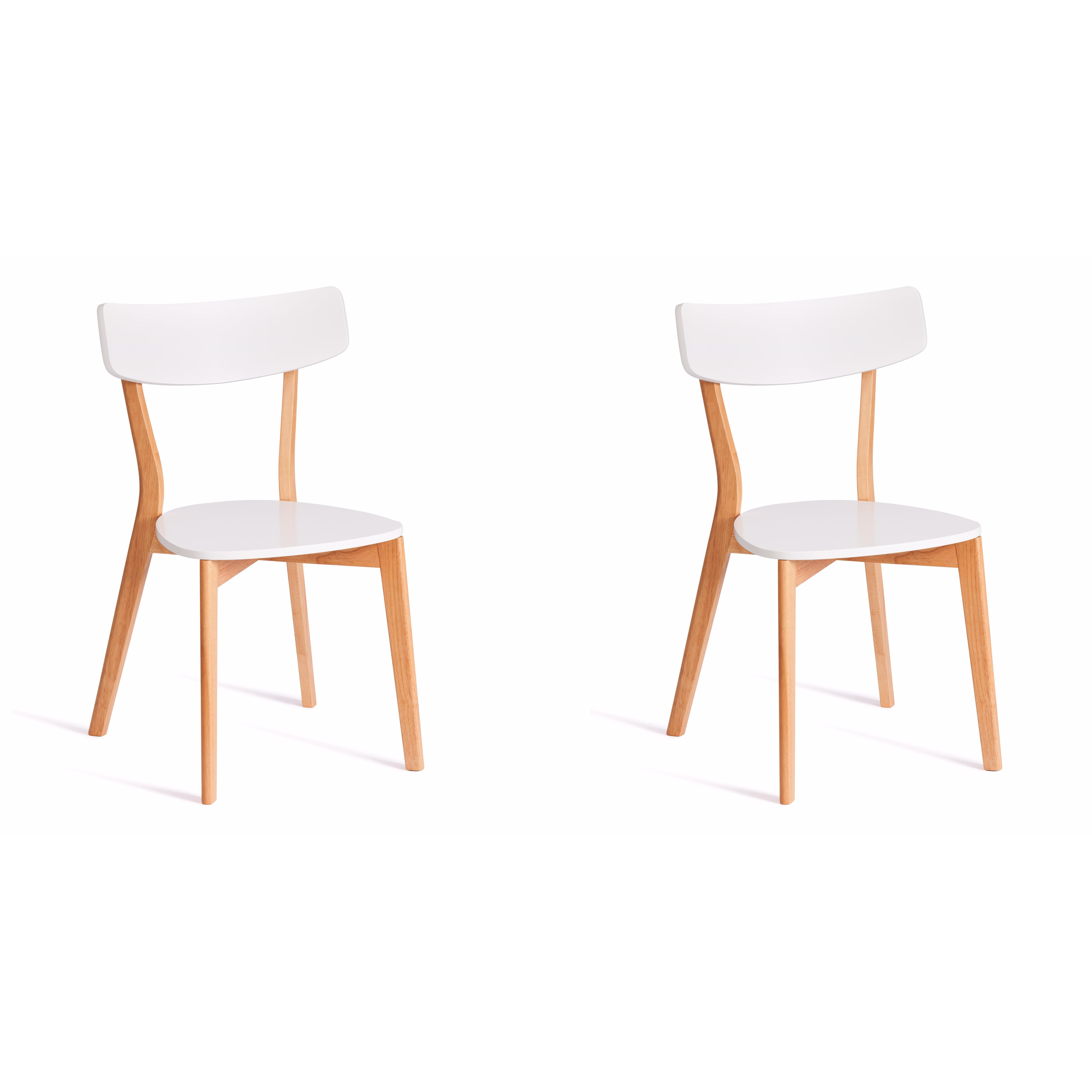 TetChair ���� TetChair Claire white, 48x49,5x81,5xSH44��, �������� 2 ��.