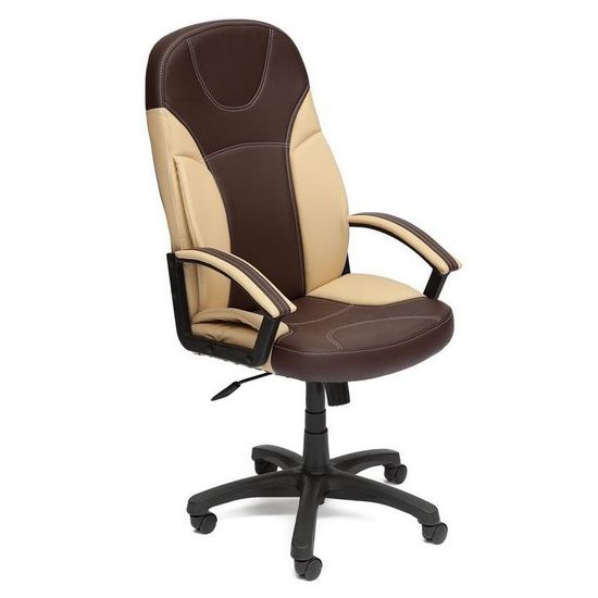 Кресло компьютерное TetChair Twister коричневый бежевый