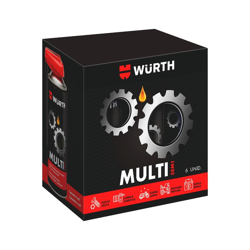 Multi Cobra promo box 6 pieces maintenance oil Wurth 5893055400