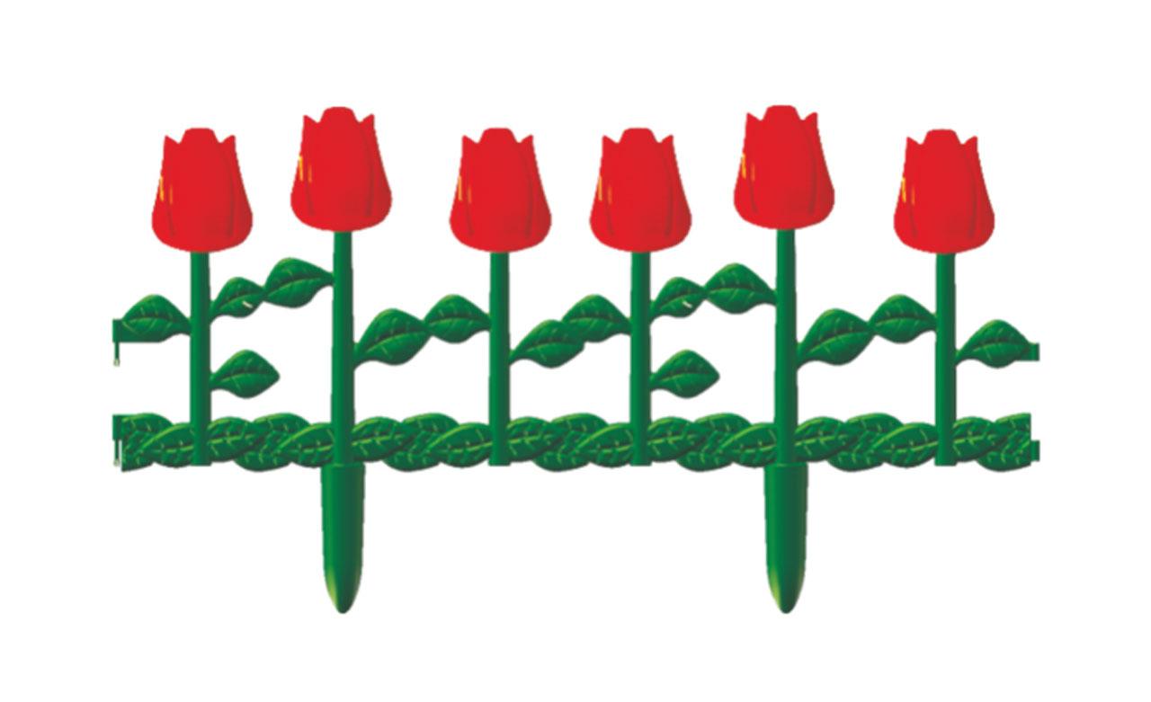 Альтернатива Ограждение Цветник №1 Тюльпаны Альтернатива М613