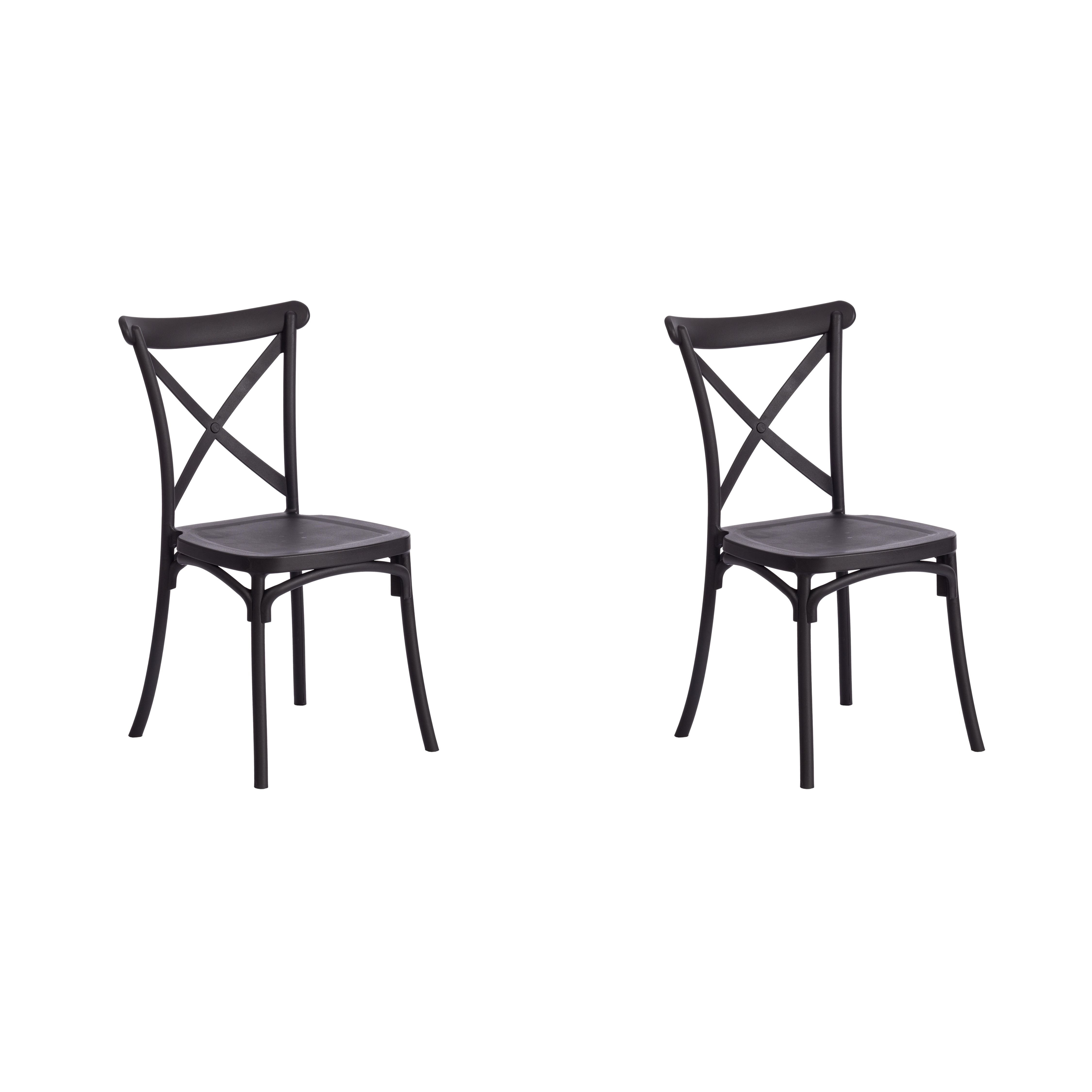  TetChair CROSS PL24, , 48  58  89 , Black () 05,  2 .